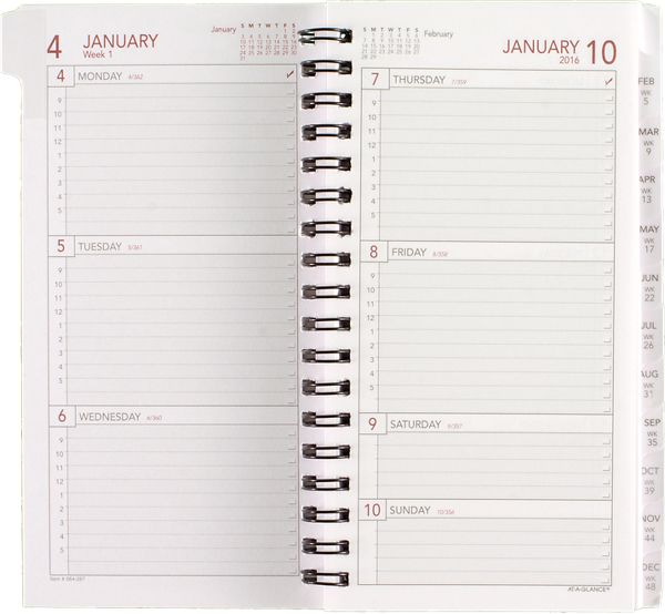 Day Runner® 2016 Weekly Planner Refills (064-287 16) - Fivestar