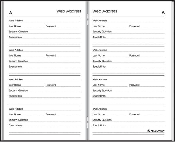 Website Address Book